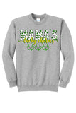 Mama's Lucky Charms CUSTOM TEXT Core Fleece Crewneck Sweatshirt