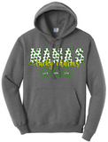 Mama's Lucky Charms CUSTOM TEXT Core Fleece Pullover Hooded Sweatshirt