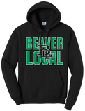 St. Patrick's Day School Logo- Beaver Local Core Fleece Pullover Hooded Sweatshirt