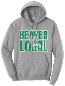 St. Patrick's Day School Logo- Beaver Local Core Fleece Pullover Hooded Sweatshirt