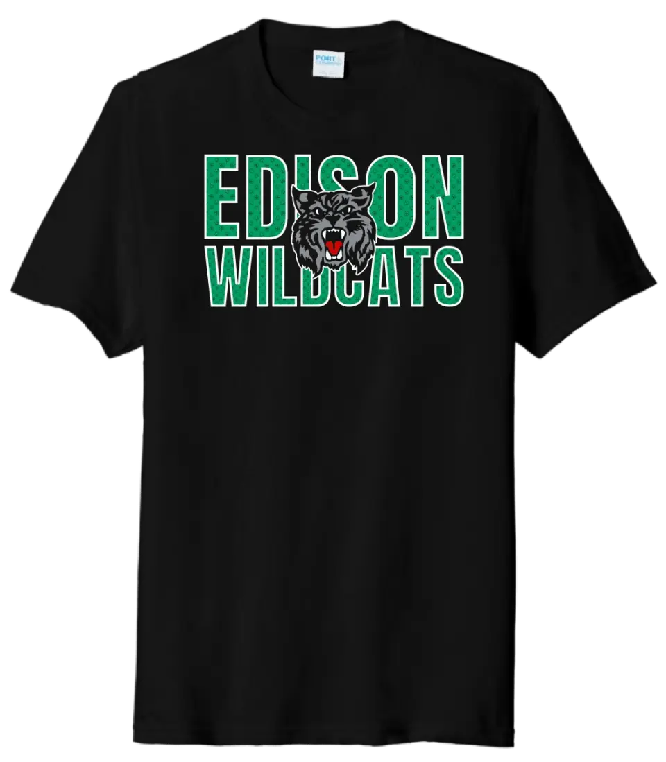 St. Patrick's Day School Logo- Edison Tri-Blend Tee