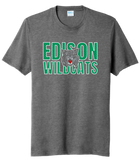 St. Patrick's Day School Logo- Edison Tri-Blend Tee