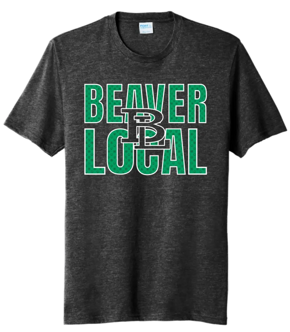 St. Patrick's Day School Logo- Beaver Local Tri-Blend Tee