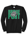 St. Patrick's Day School Logo- Bridgeport Core Fleece Crewneck Sweatshirt