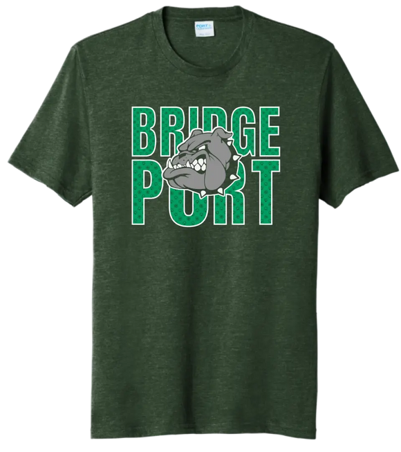 St. Patrick's Day School Logo- Bridgeport Tri-Blend Tee