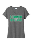 St. Patrick's Day School Logo- Toronto Ladies Tri-Blend V-Neck Tee