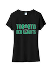 St. Patrick's Day School Logo- Toronto Ladies Tri-Blend V-Neck Tee