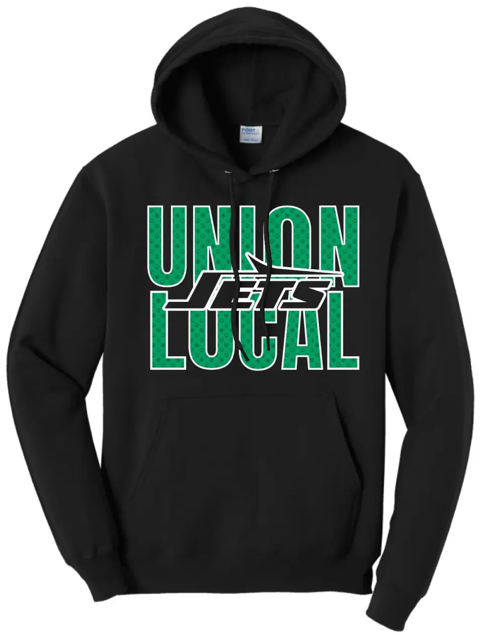 St. Patrick's Day School Logo- Union Local Core Fleece Pullover Hooded Sweatshirt