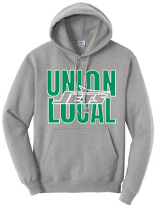 St. Patrick's Day School Logo- Union Local Core Fleece Pullover Hooded Sweatshirt