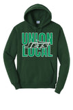 St. Patrick's Day School Logo- Union Local Core Fleece Pullover Hooded Sweatshirt