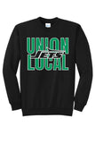 St. Patrick's Day School Logo- Union Local Core Fleece Crewneck Sweatshirt