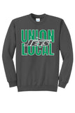 St. Patrick's Day School Logo- Union Local Core Fleece Crewneck Sweatshirt