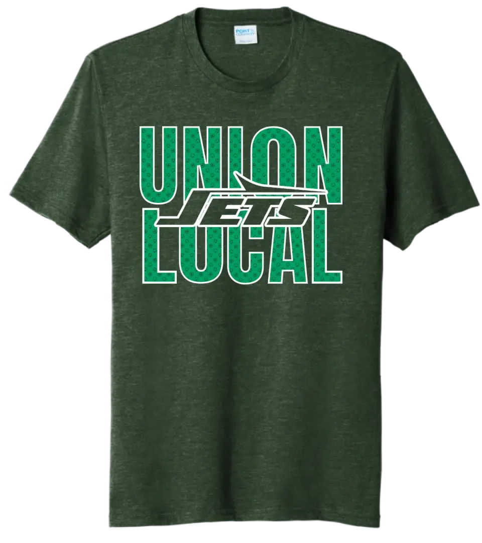 St. Patrick's Day School Logo- Union Local Tri-Blend Tee