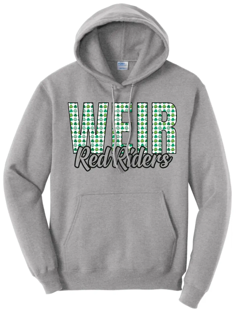 St. Patrick's Day- Weir Core Fleece Pullover Hooded Sweatshirt