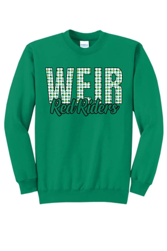 St. Patrick's Day- Weir Core Fleece Crewneck Sweatshirt