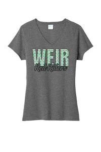 St. Patrick's Day- Weir Ladies Tri-Blend V-Neck Tee