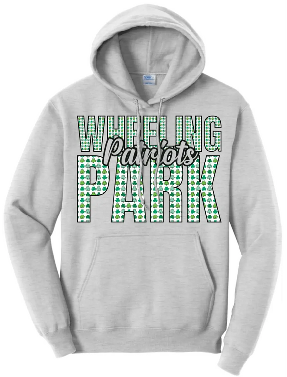 St. Patrick's Day- Wheeling Park Core Fleece Pullover Hooded Sweatshirt