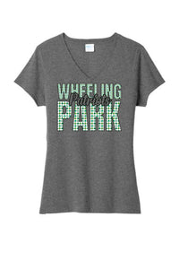 St. Patrick's Day- Wheeling Park Ladies Tri-Blend V-Neck Tee