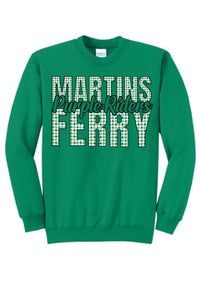 St. Patrick's Day- Martins Ferry Core Fleece Crewneck Sweatshirt