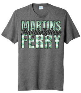 St. Patrick's Day- Martins Ferry Tri-Blend Tee