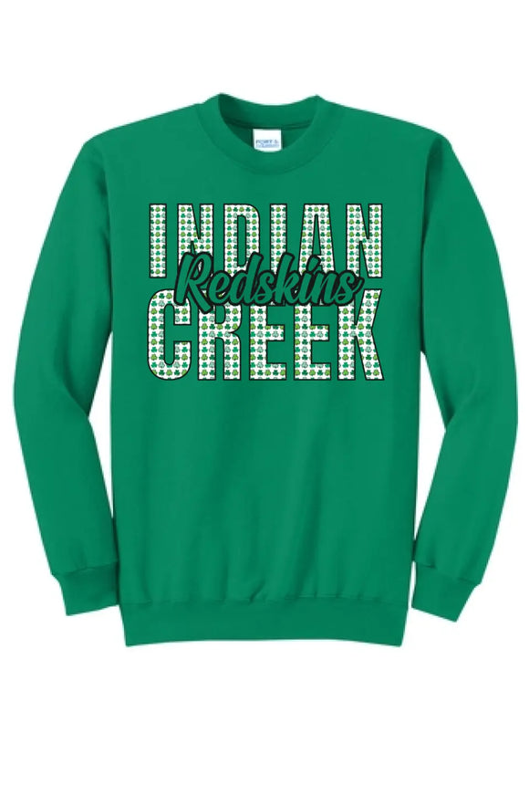 St. Patrick's Day- Indian Creek Core Fleece Crewneck Sweatshirt