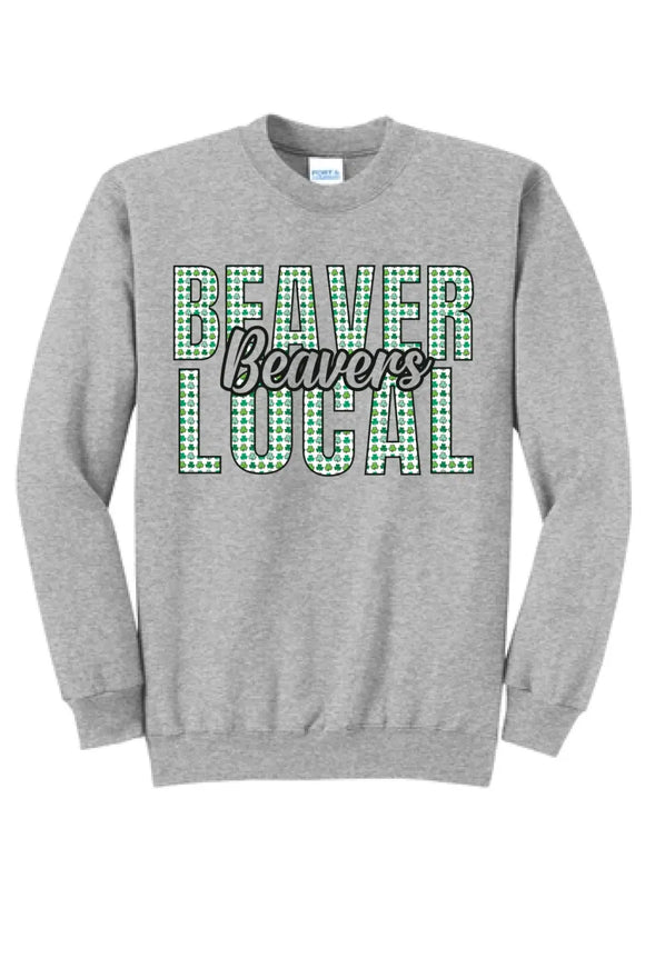 St. Patrick's Day- Beaver Local Core Fleece Crewneck Sweatshirt