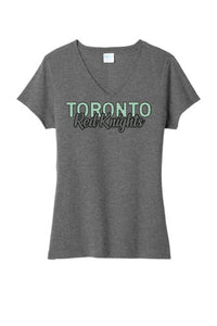 St. Patrick's Day- Toronto Ladies Tri-Blend V-Neck Tee