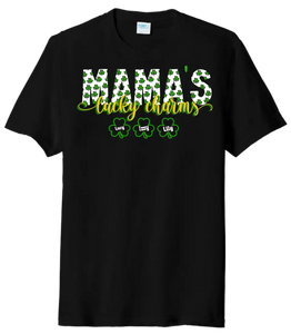 Mama's Lucky Charms CUSTOM TEXT Tri-Blend Tee