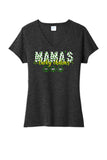 Mama's Lucky Charms CUSTOM TEXT Ladies Tri-Blend V-Neck Tee