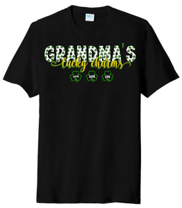 Grandma's Lucky Charms CUSTOM TEXT Tri-Blend Tee