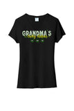 Grandma's Lucky Charms CUSTOM TEXT Ladies Tri-Blend V-Neck Tee