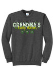 Grandma's Lucky Charms CUSTOM TEXT Core Fleece Crewneck Sweatshirt