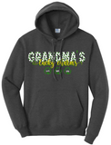 Grandma's Lucky Charms CUSTOM TEXT Core Fleece Pullover Hooded Sweatshirt