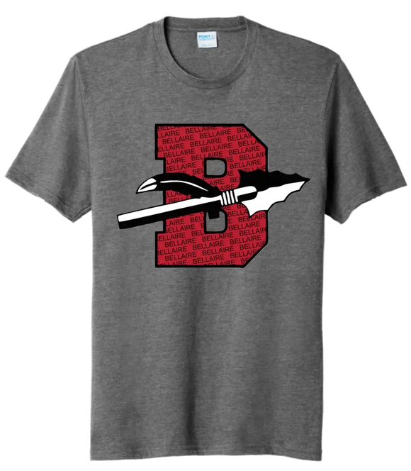 Bellaire B Filled Tri-Blend Tee