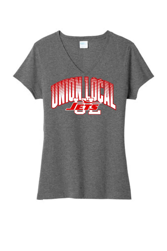 Union Local 2023 05 Ladies Tri-Blend V-Neck Tee