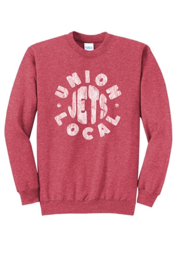 Union Local 2023 04 Distressed Core Fleece Crewneck Sweatshirt