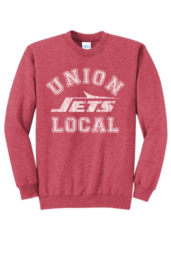 Union Local 2023 02 Distressed Core Fleece Crewneck Sweatshirt