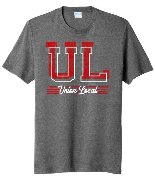 Union Local 2023 01 Distressed Tri-Blend Tee
