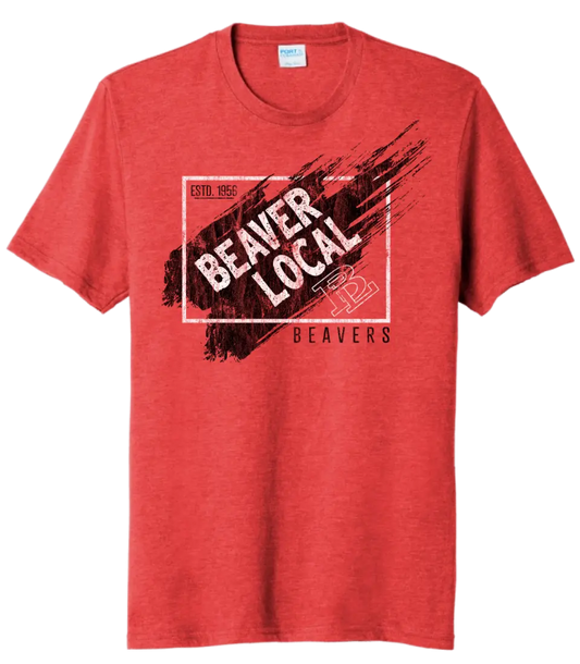 Beaver Local 2023-17 Distressed Tri-Blend Tee