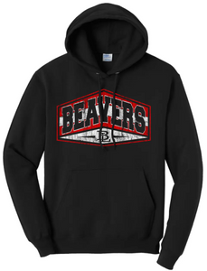 Beaver Local 2023-15 Distressed Core Fleece Pullover Hooded Sweatshirt