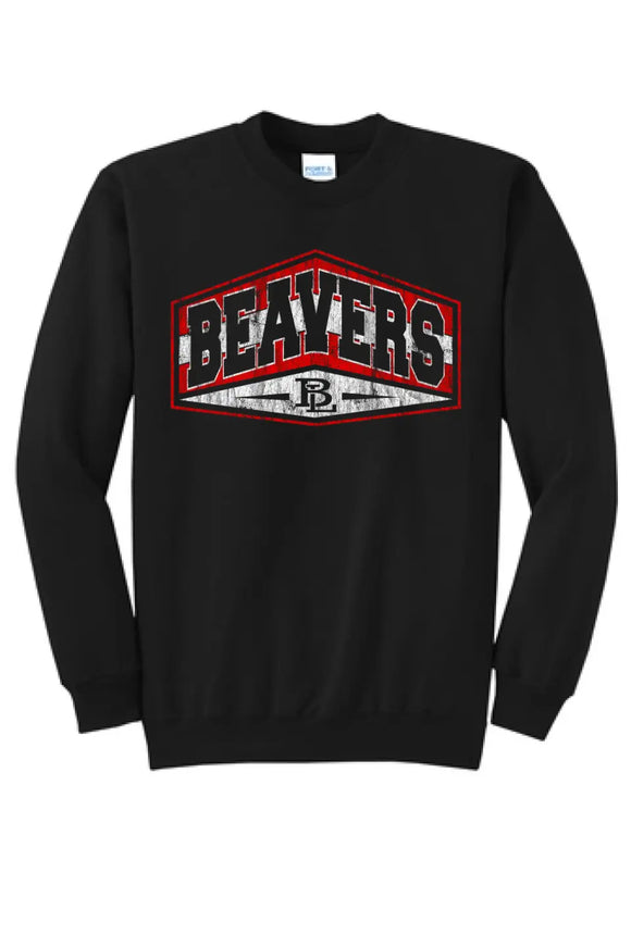 Beaver Local 2023-15 Distressed Fleece Crewneck Sweatshirt