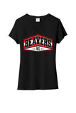 Beaver Local 2023-14 Ladies Tri-Blend V-Neck Tee