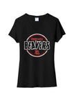 Beaver Local 2023-13 Distressed Ladies Tri-Blend V-Neck Tee