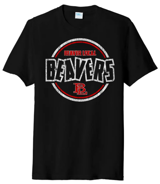Beaver Local 2023-13 Distressed Tri-Blend Tee
