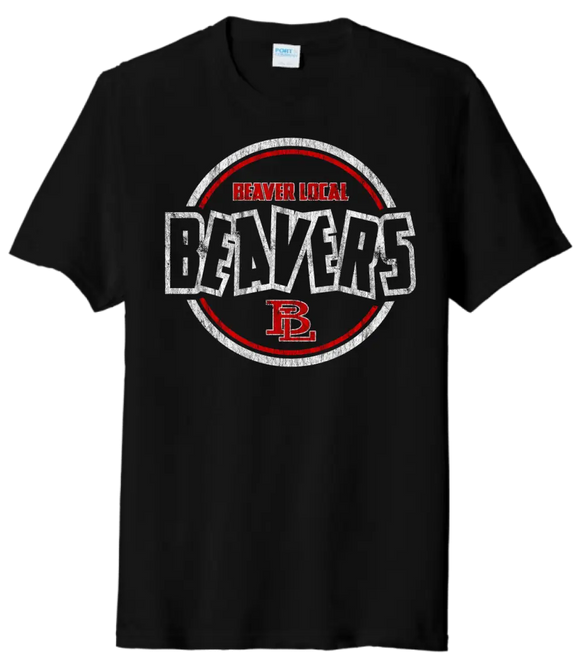 Beaver Local 2023-13 Distressed Tri-Blend Tee