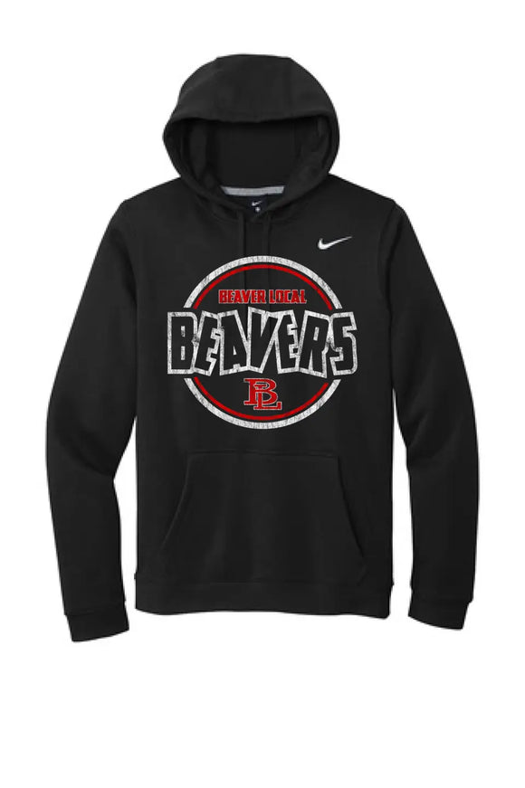 Beaver Local 2023-13 Distressed Nike Club Fleece Pullover Hoodie