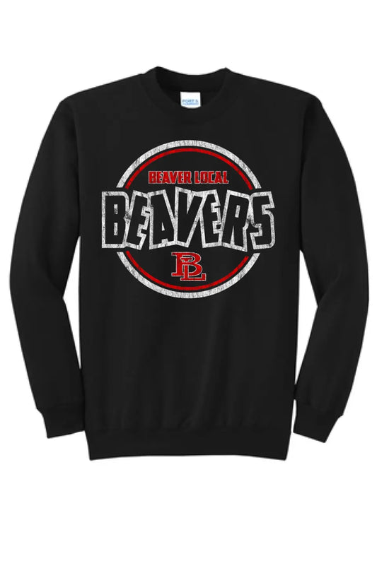 Beaver Local 2023-13 Distressed Fleece Crewneck Sweatshirt