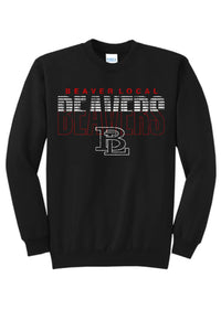 Beaver Local 2023-11 Distressed Fleece Crewneck Sweatshirt