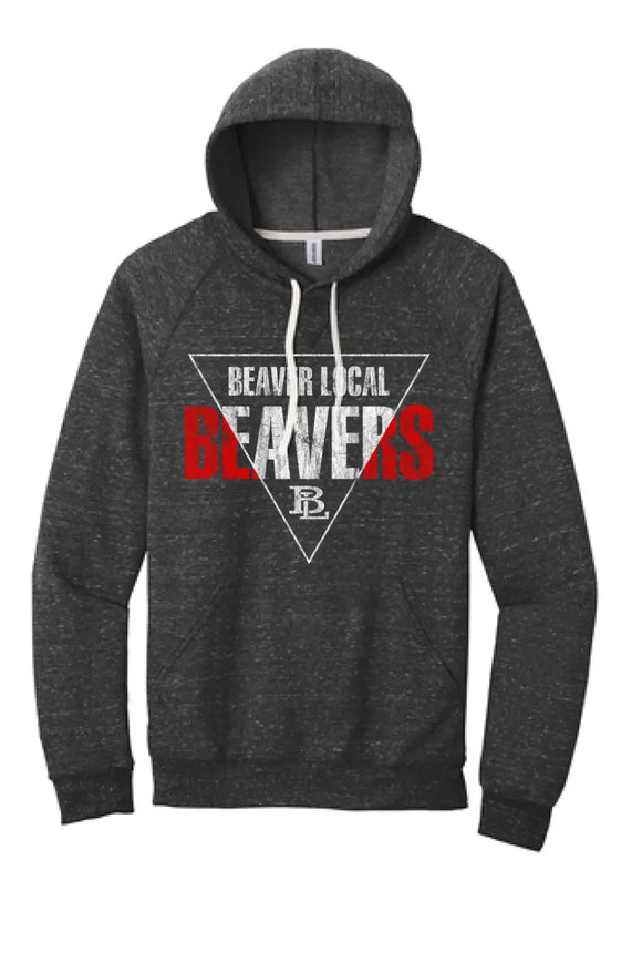 Beaver Local 2023-07 Jerzees Snow Heather French Terry Hoodie