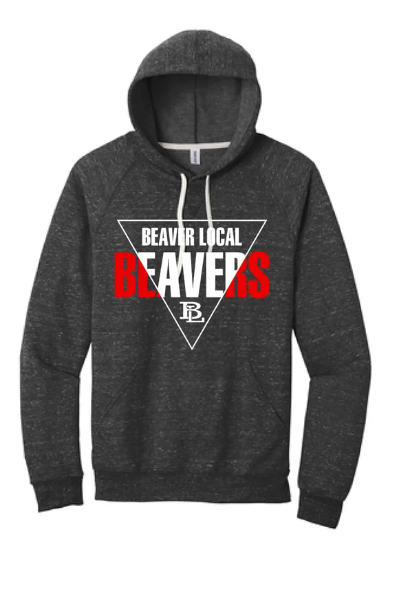 Beaver Local 2023-06 Jerzees Snow Heather French Terry Hoodie